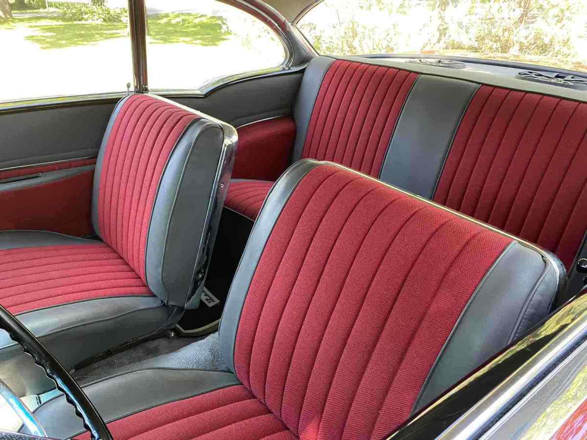 1955 Red Chevrolet Bel Air