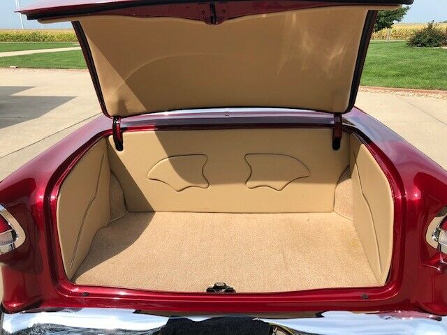 1955 Red Chevrolet Bel Air/150/210 Coupe