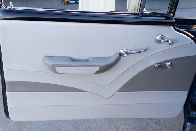 1955 Black Chevrolet Bel Air/150/210 Sedan