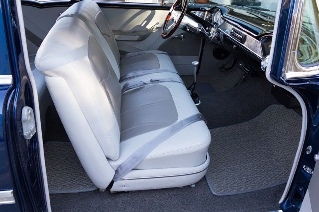 1955 Black Chevrolet Bel Air/150/210 Sedan