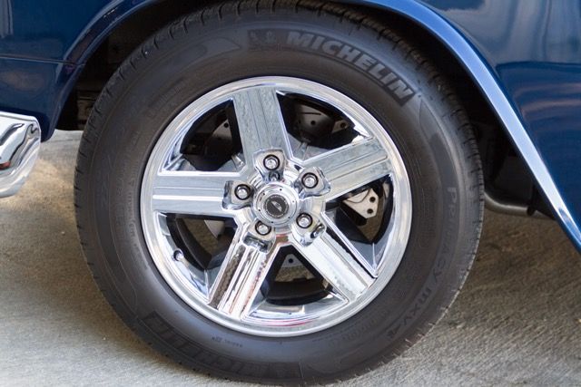 1955 Black Chevrolet Bel Air/150/210 Sedan