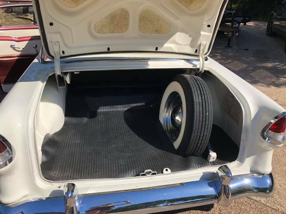 1955 Burgundy Chevrolet Bel Air/150/210 Sedan