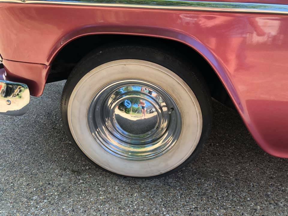 1955 Burgundy Chevrolet Bel Air/150/210 Sedan