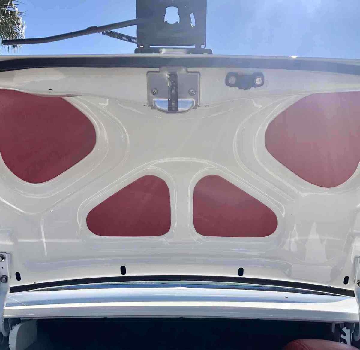 1955 Red Chevrolet Bel Air Sedan