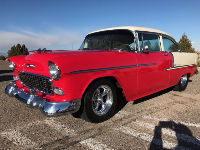 1955 Red/Ivory Chevrolet Bel Air/150/210