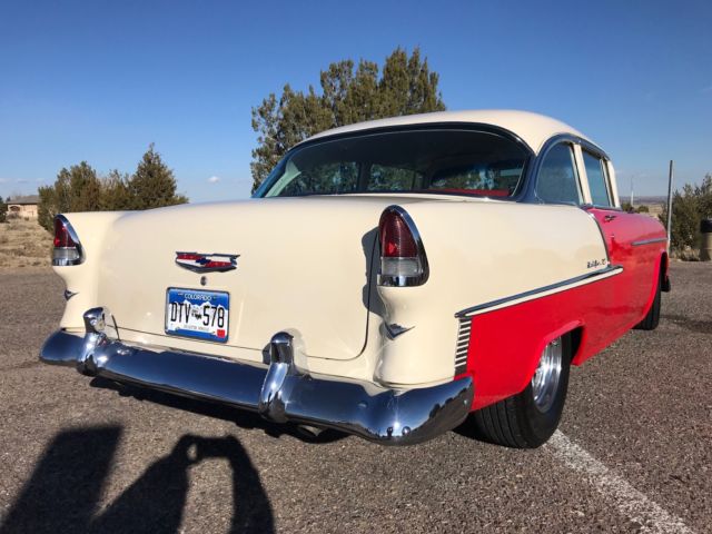 1955 Red/Ivory Chevrolet Bel Air/150/210