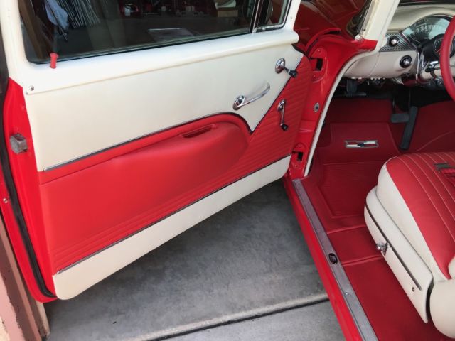 1955 Red/Ivory Chevrolet Bel Air/150/210