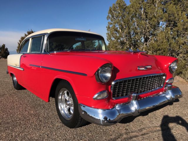 1955 Red/Ivory Chevrolet Bel Air/150/210