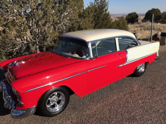 1955 Red/Ivory Chevrolet Bel Air/150/210