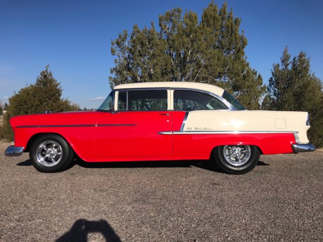 1955 Red/Ivory Chevrolet Bel Air/150/210