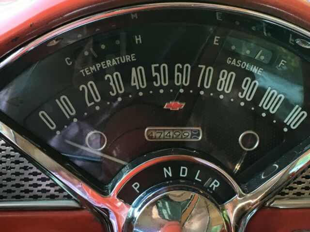 1955 Red Chevrolet Bel Air/150/210 Coupe