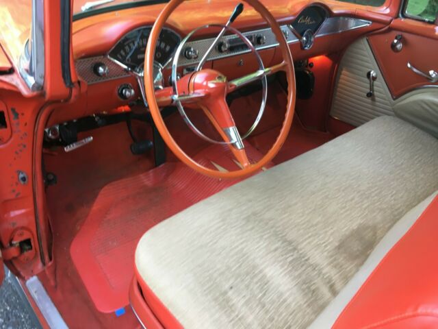 1955 Red Chevrolet Bel Air/150/210 Coupe