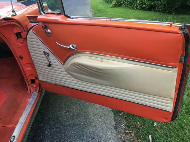 1955 Red Chevrolet Bel Air/150/210 Coupe