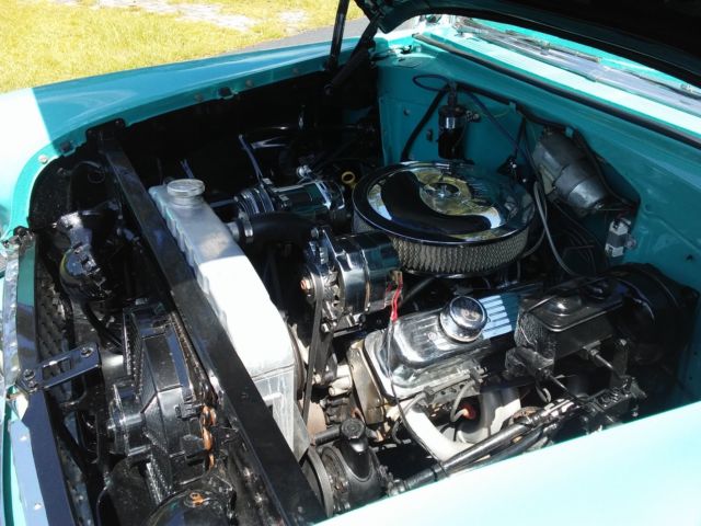 1955 Teal Chevrolet Bel Air/150/210 Coupe