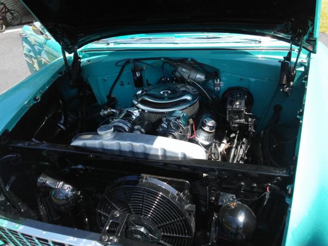 1955 Teal Chevrolet Bel Air/150/210 Coupe
