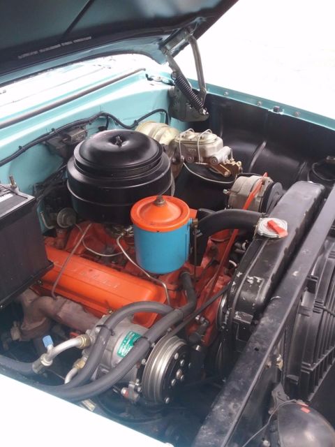 1955 Blue Chevrolet Bel Air/150/210 Coupe