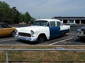 1955 White Chevrolet Bel Air/150/210 N/A