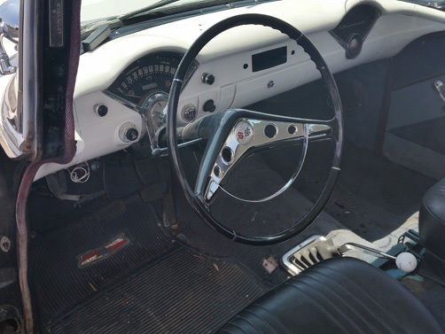 1955 White Chevrolet Bel Air/150/210 N/A