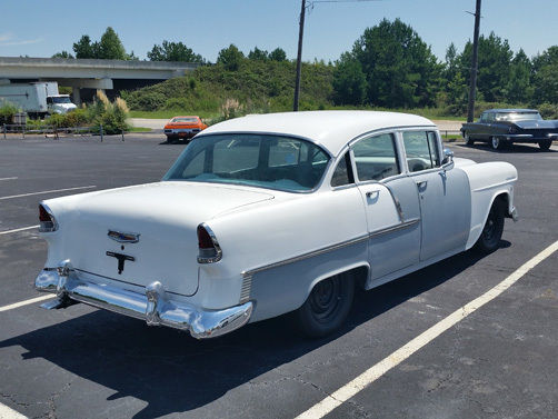1955 White Chevrolet Bel Air/150/210 N/A