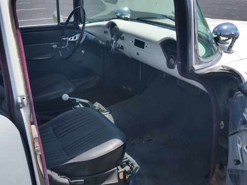 1955 White Chevrolet Bel Air/150/210 N/A