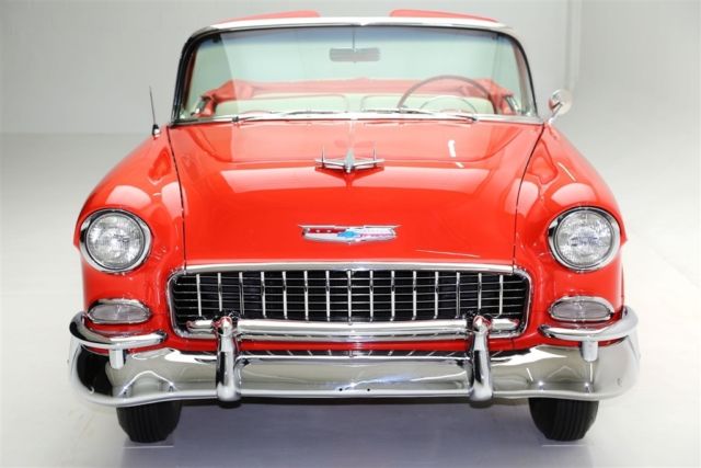 1955 Gypsy red/Shoreline beige Chevrolet Bel Air/150/210 Convertible