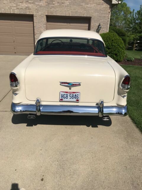 1955 Purple Chevrolet Bel Air/150/210 Sedan