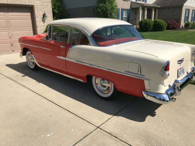 1955 Purple Chevrolet Bel Air/150/210 Sedan