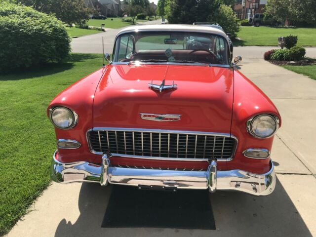 1955 Purple Chevrolet Bel Air/150/210 Sedan