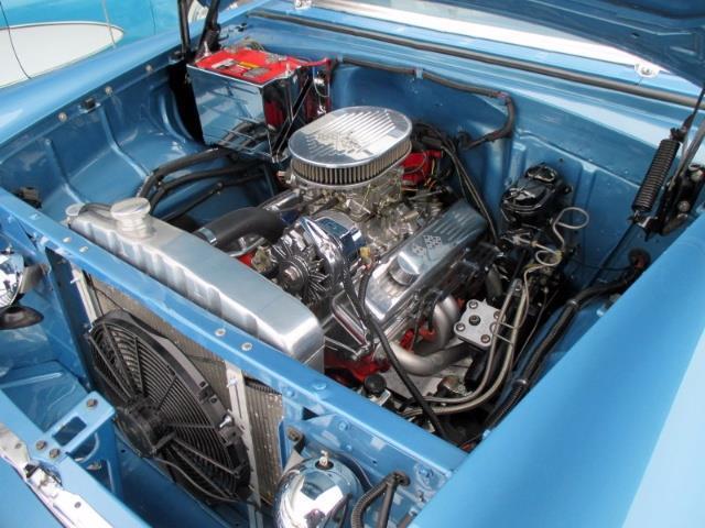 1955 Blue Chevrolet Bel Air/150/210 Coupe