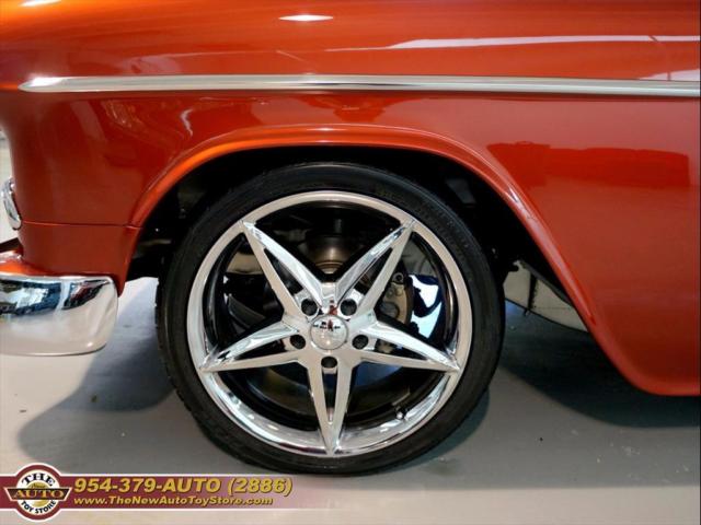 1955 Orange Chevrolet Bel Air/150/210 Coupe