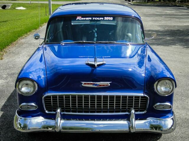 1955 Blue Chevrolet Bel Air/150/210 Wagon