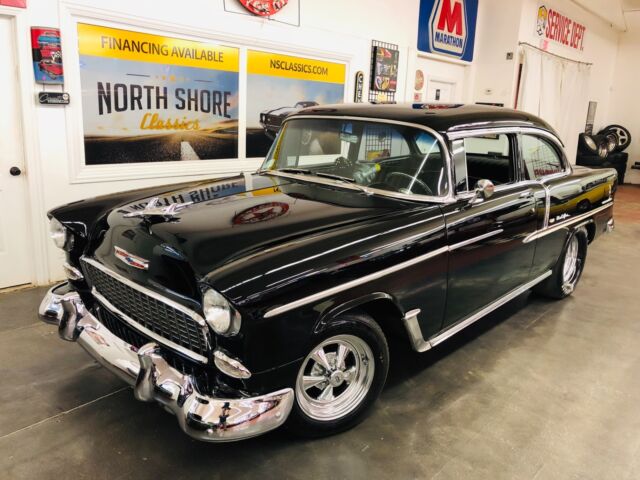 1955 Black Chevrolet Bel Air/150/210 2 Door