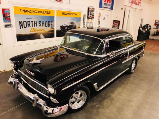 1955 Black Chevrolet Bel Air/150/210 2 Door
