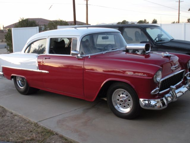 1955 Red/White Chevrolet Bel Air/150/210