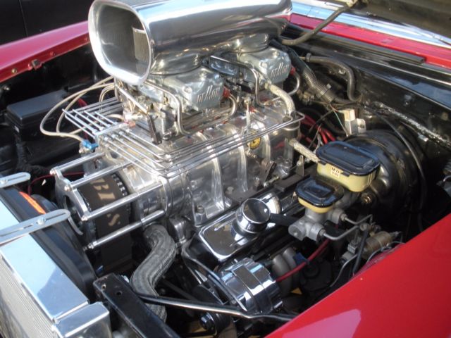 1955 Red/White Chevrolet Bel Air/150/210