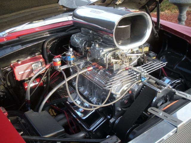 1955 Red/White Chevrolet Bel Air/150/210