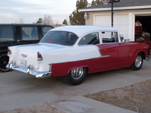 1955 Red/White Chevrolet Bel Air/150/210