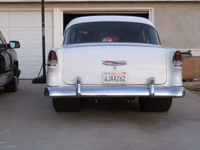 1955 Red/White Chevrolet Bel Air/150/210