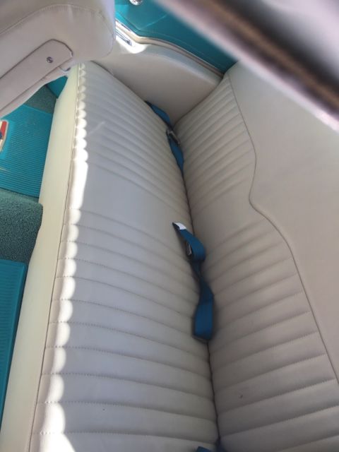 1955 Turquoise/White Chevrolet Bel Air/150/210 Coupe
