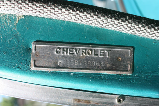 1955 Green & White Chevrolet Bel Air/150/210