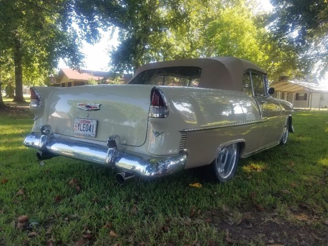 1955 Tan Chevrolet Bel Air/150/210 Convertible