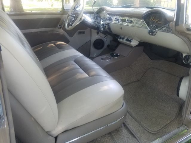 1955 Tan Chevrolet Bel Air/150/210 Convertible