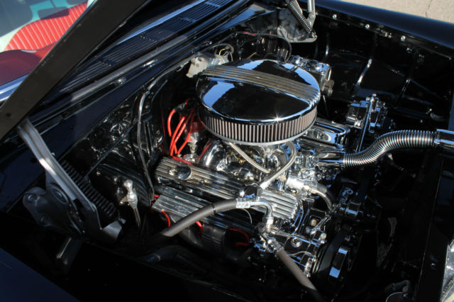 1955 Black Chevrolet Bel Air/150/210 Convertible
