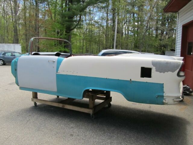 1955 Blue Chevrolet Bel Air/150/210 Convertible