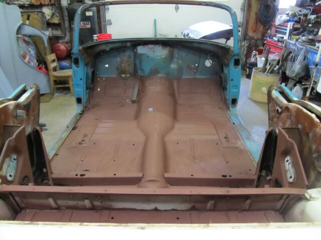 1955 Blue Chevrolet Bel Air/150/210 Convertible