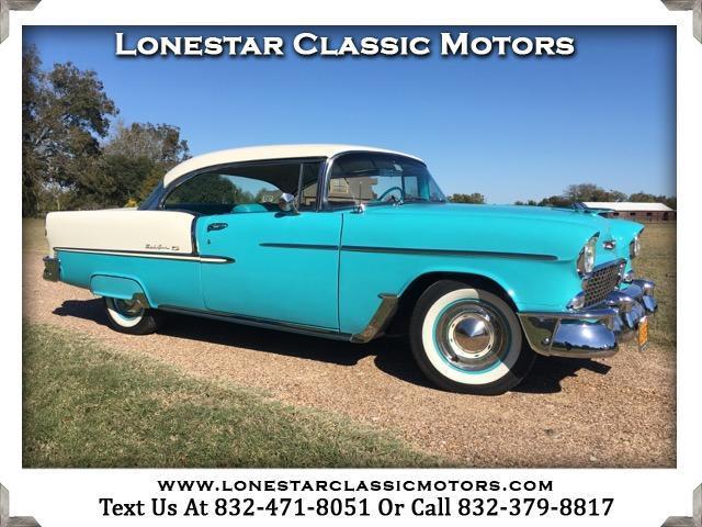 1955 Blue Chevrolet Bel Air/150/210