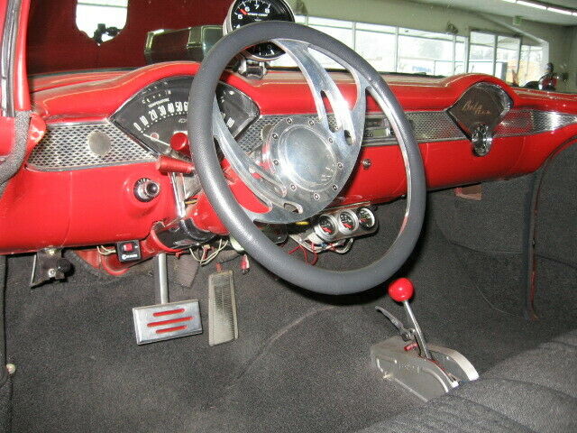 1955 Red Chevrolet Bel Air/150/210 Street Rod