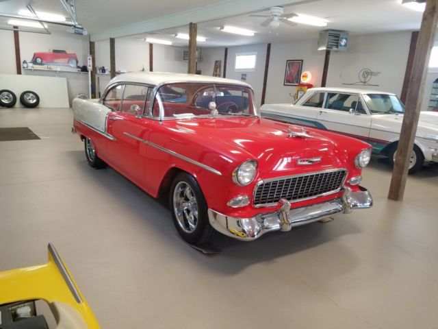 1955 RED/IVORY Chevrolet Bel Air/150/210 Coupe
