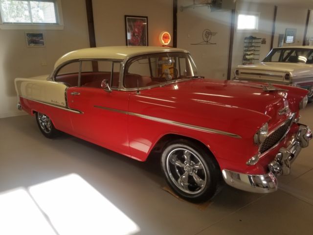 1955 RED/IVORY Chevrolet Bel Air/150/210 Coupe