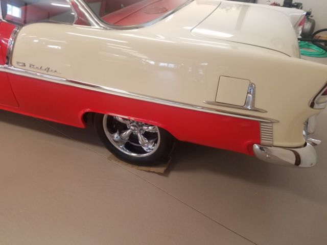 1955 RED/IVORY Chevrolet Bel Air/150/210 Coupe